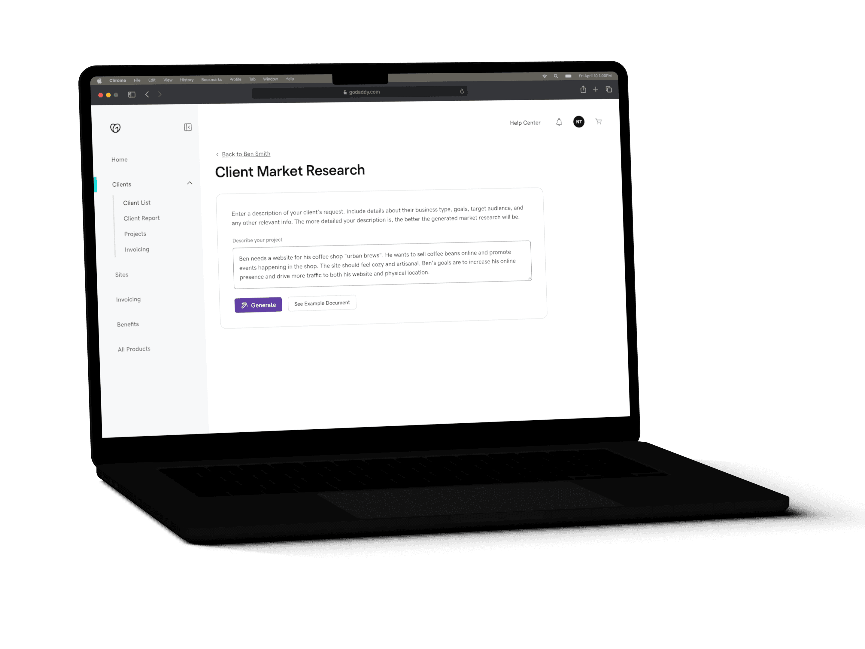 Client Market Research