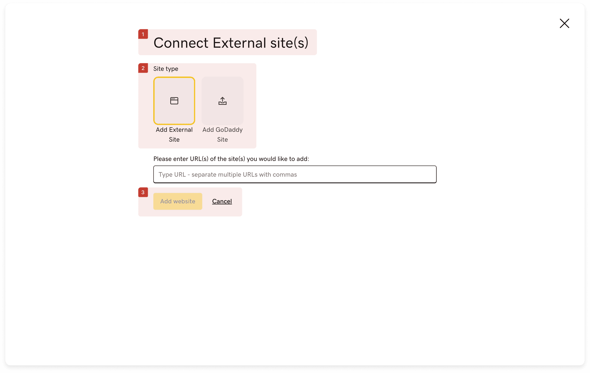 Next step of the activation flow with annotated issues