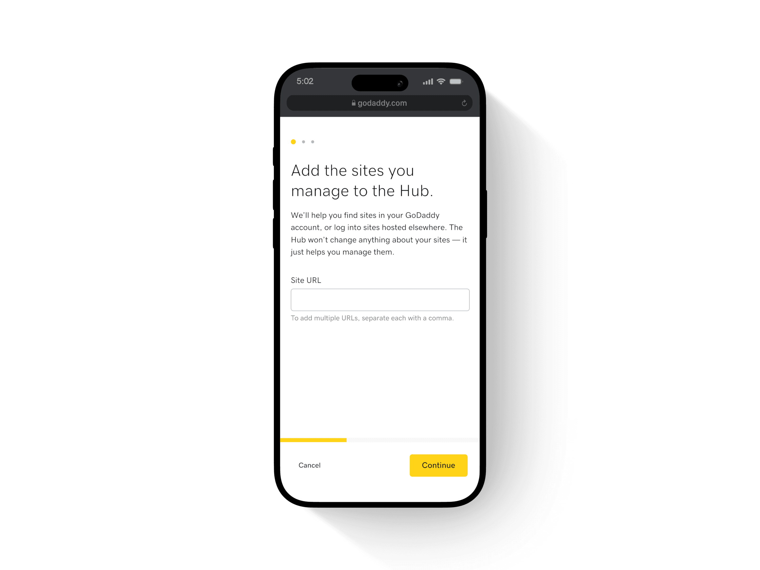 Add Site Flow Redesign