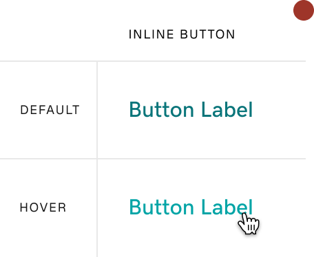 The original inline buttons: color is the only distinction between text and button, and the hover state only hits 3:1 contrast.